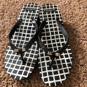 Coach size 10 sandals/flip-flops